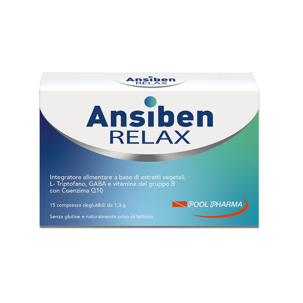 Ansiben Relax - Integratore per Favorire il Sonno - 15 Compresse
